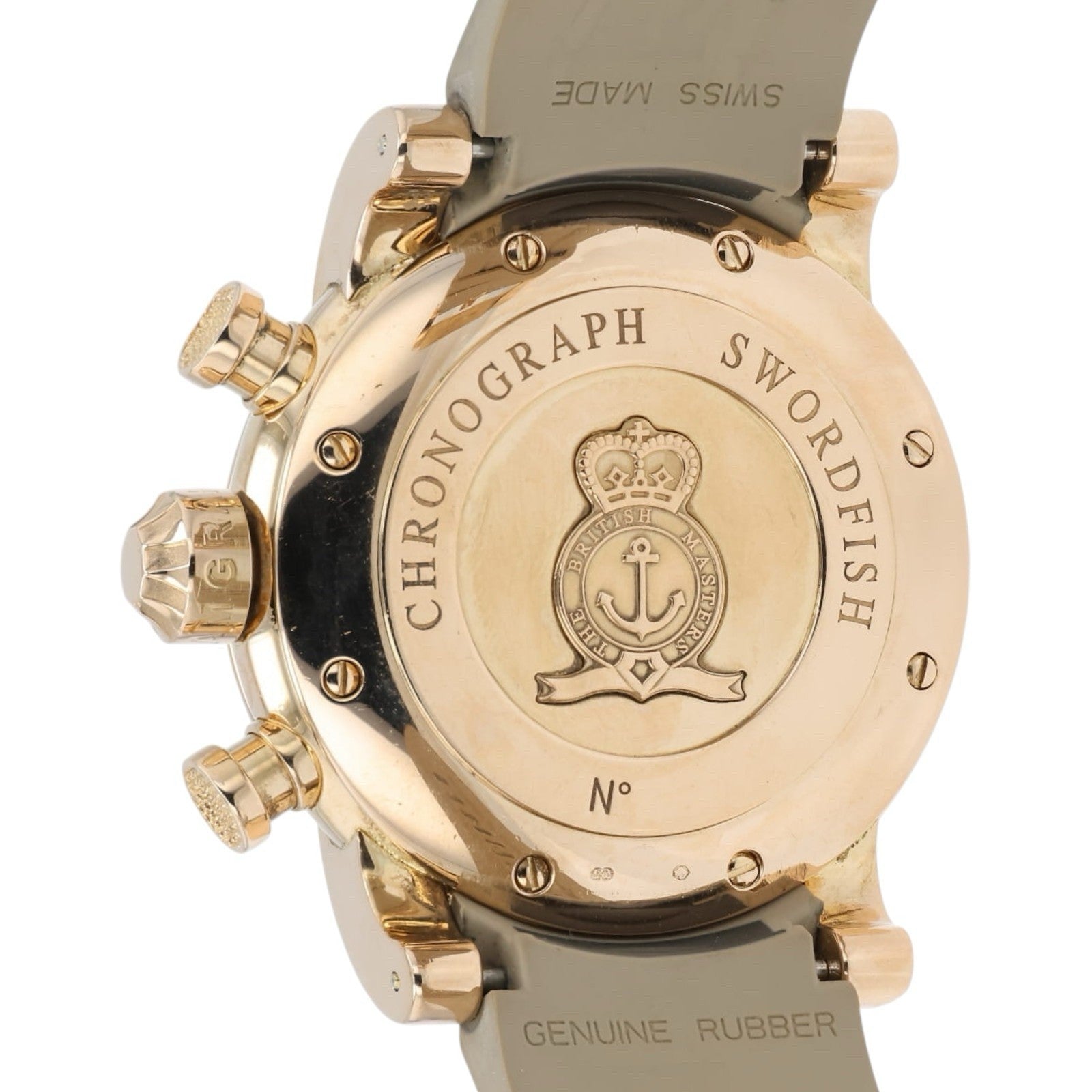 Graham Swordfish Black Dial 18k Rose Gold 46mm Automatic Men’s 2SWAR.B08A.K06B