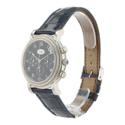 Parmigiani Fleurier Toric 18k White Gold Black Dial 40mm Automatic Mens Watch