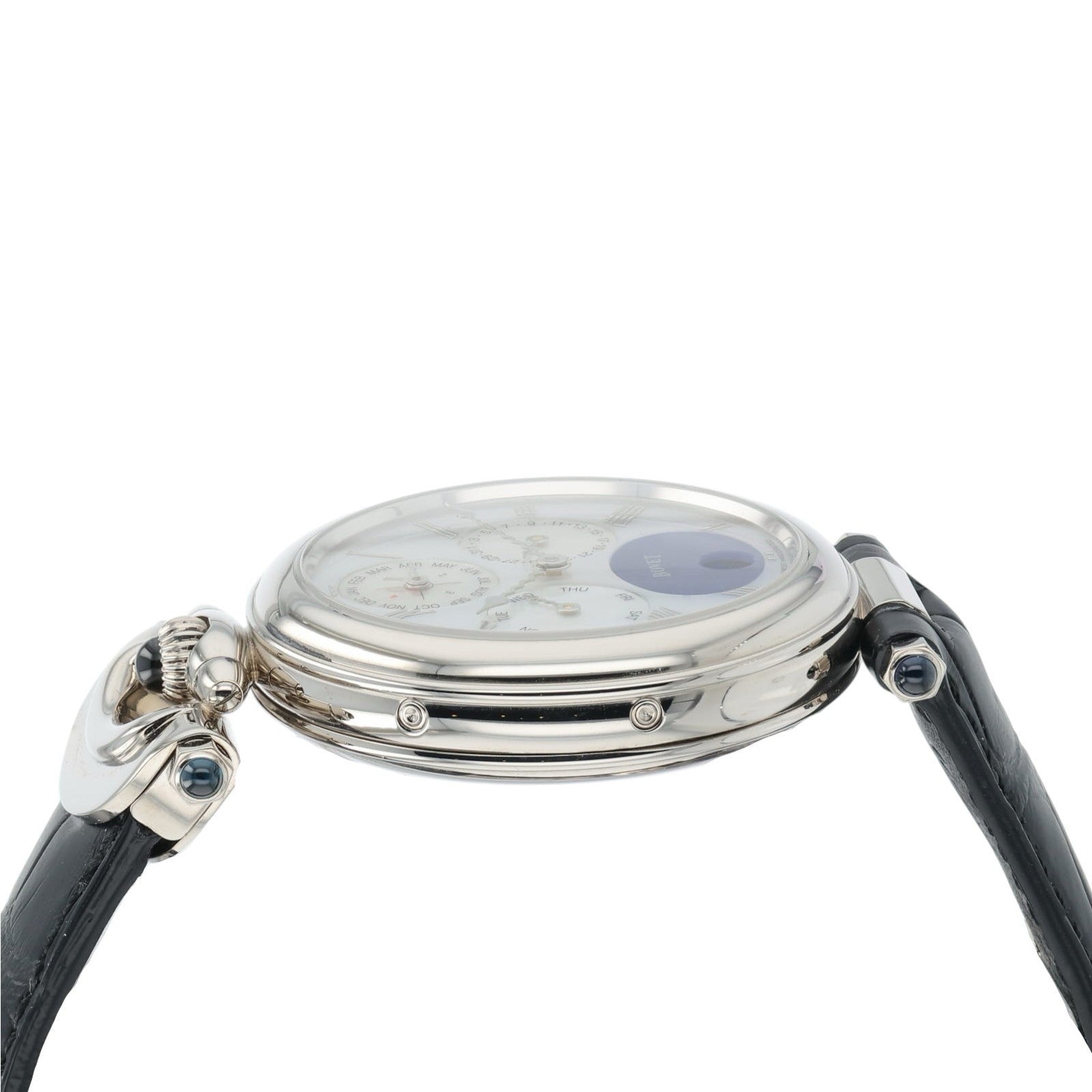 NEW 2025 Bovet Fleurier Perpetual Calendar 18k White Gold MOP Dial 39mm CP0037