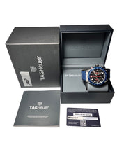 Tag Heuer Carrera Calibre Heuer 02 CBG2A11 45mm Blue Men's Skeleton Watch