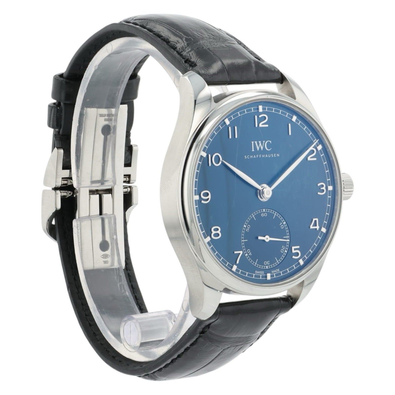 IWC Portugieser Blue Dial Stainless Steel 40mm Automatic Men’s Watch IW358305