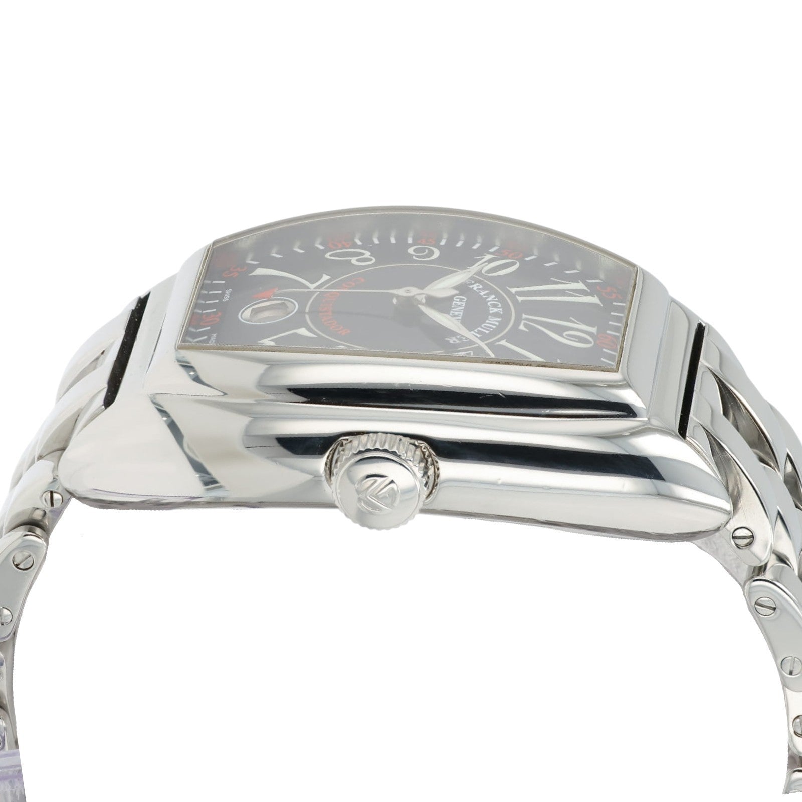Franck Muller Conquistidor Black Dial Steel 33x40mm Automatic Mens 8005 H SC
