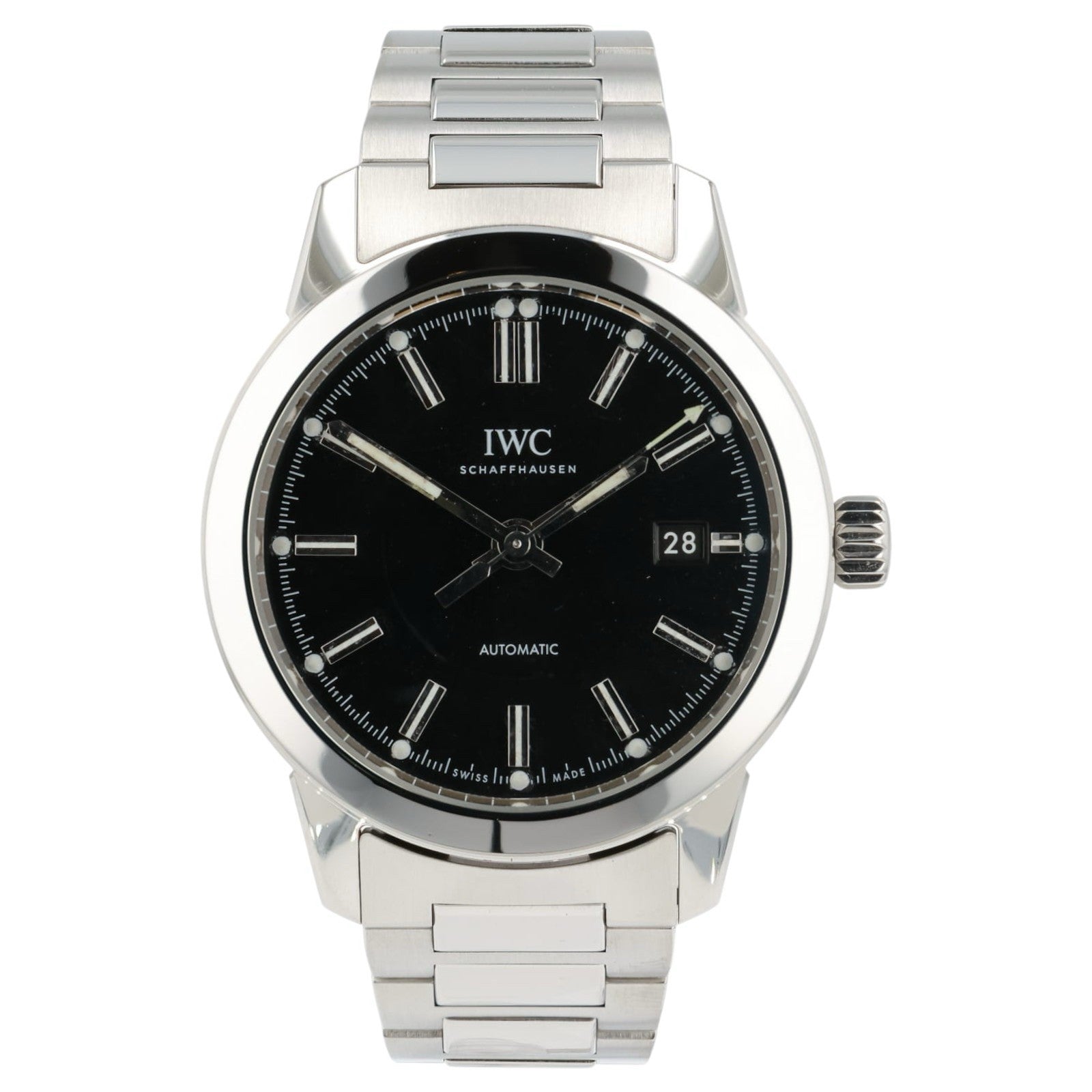 IWC Ingenieur Black Dial Stainless Steel 40mm Automatic Men’s Watch IW357002
