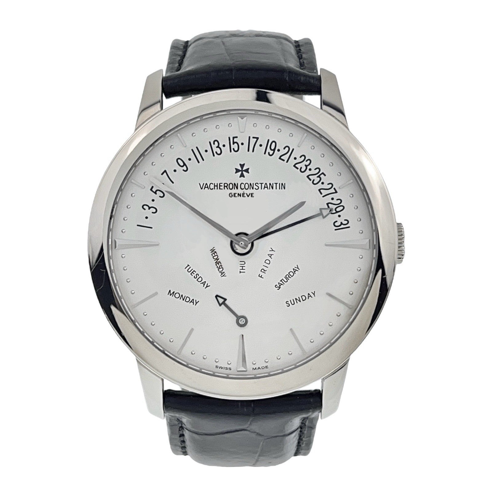 Vacheron Constantin Patrimony 18k White Gold White Dial 42.5mm Automatic 86020