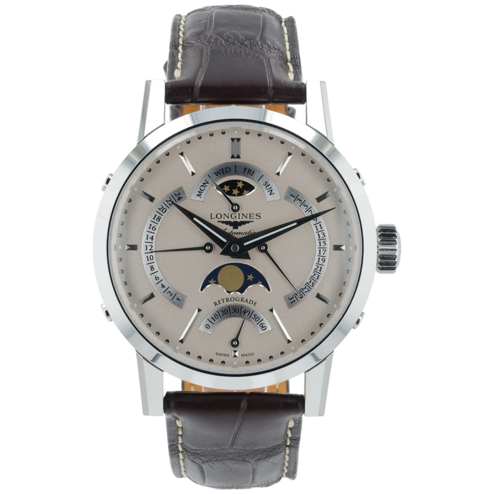 Longines Master Collection Silver Dial Stainless Steel 42mm Automatic L4.828.4