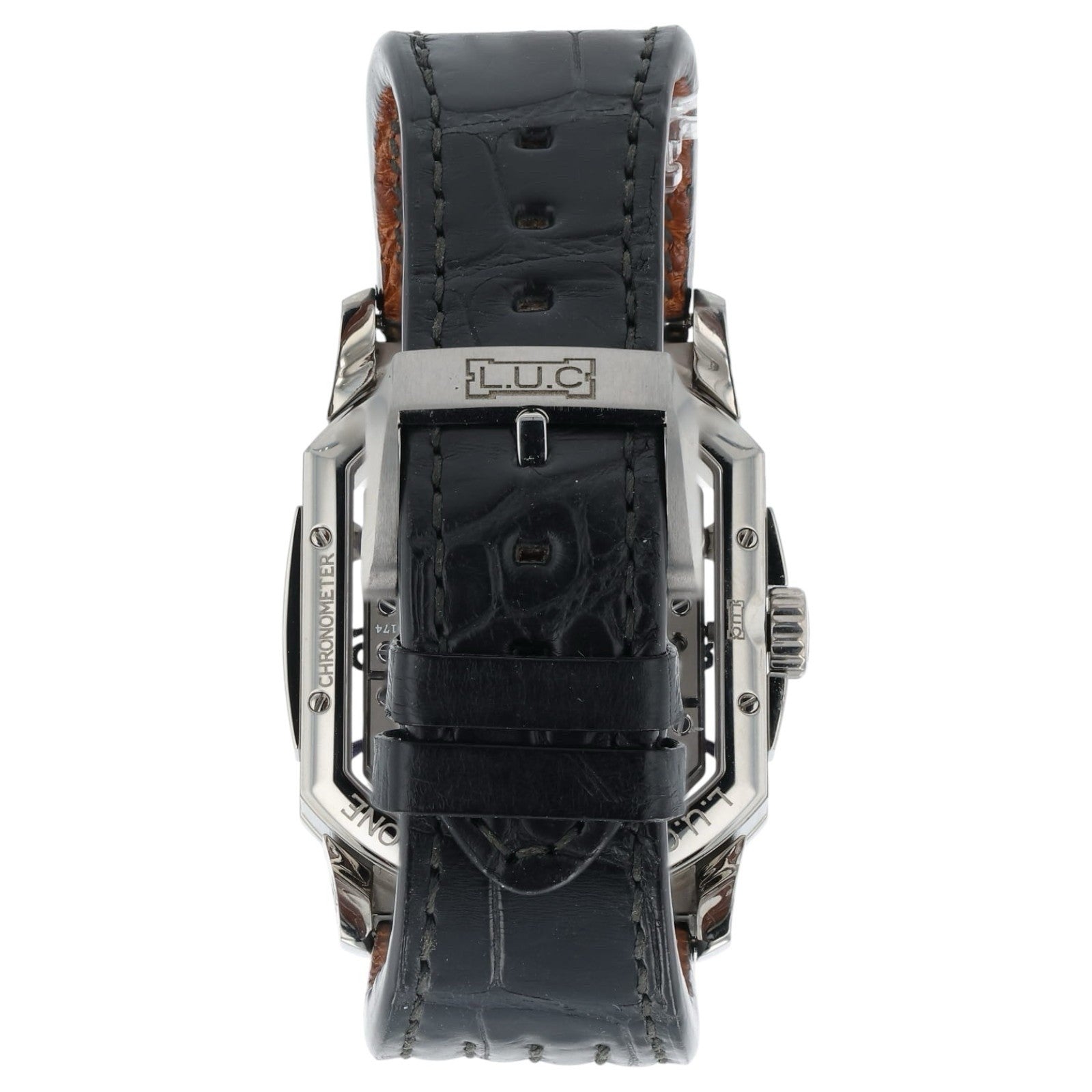 Chopard L.U.C Engine One Tourbillon Grey Titanium Manual Mens Watch 168526-3001