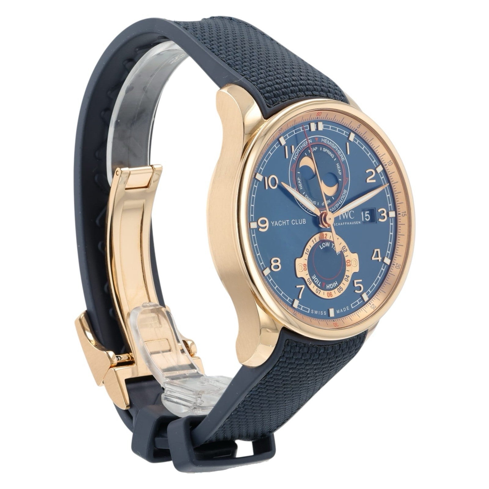 IWC Portugiesser Blue Dial 18k Rose Gold 44.6mm Automatic Men’s Watch IW344001