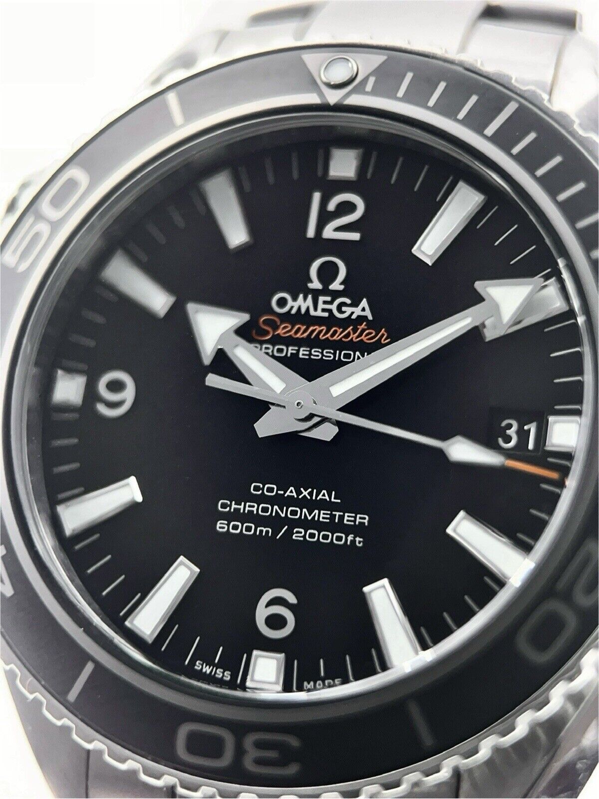 Omega Seamaster Planet Ocean Black 42mm Automatic Mens Watch 232.30.42.21.01.001