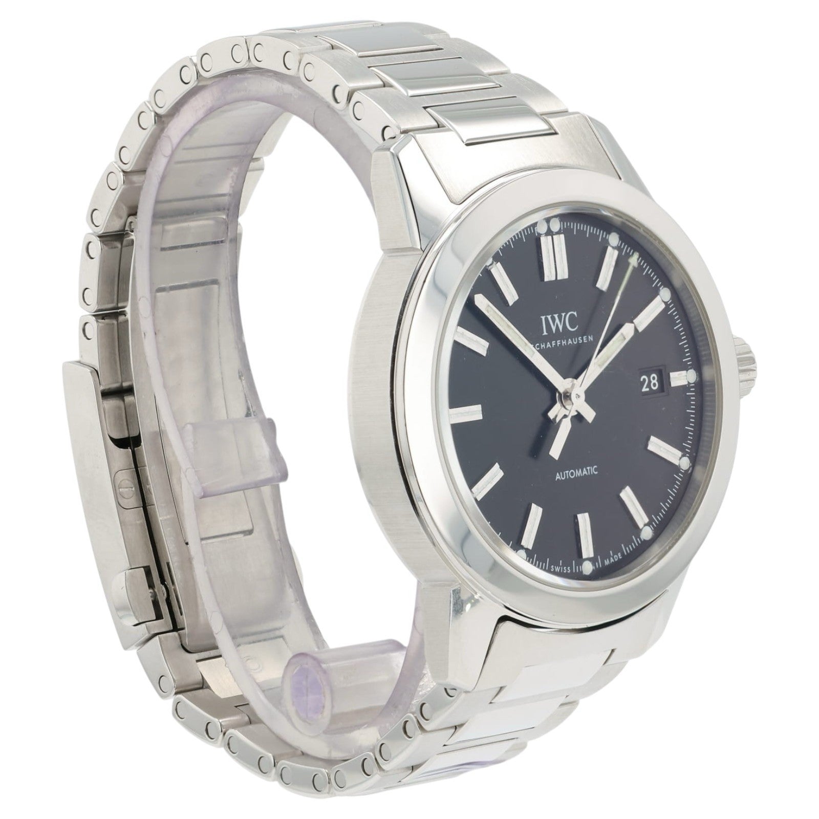IWC Ingenieur Black Dial Stainless Steel 40mm Automatic Men’s Watch IW357002