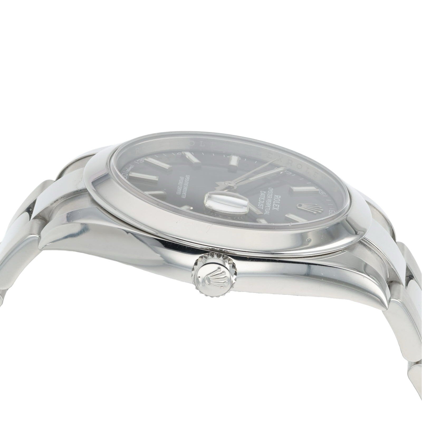 Rolex Datejust Stainless Steel Gray Dial 41mm Automatic Movement Men’s 126300