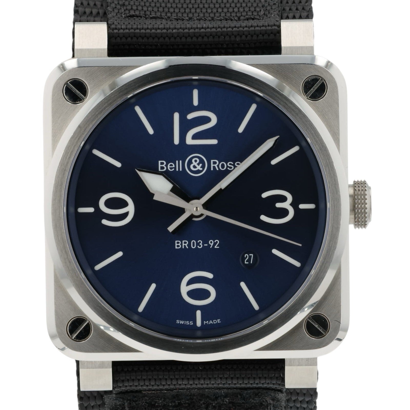 Bell & Ross Blue Dial Stainless Steel 42mm Automatic Movement Men’s BF03-92