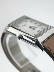 Jaeger-LeCoultre Steel Silver & Black Dial 28mm Manual Wind Men's Watch Q3848422