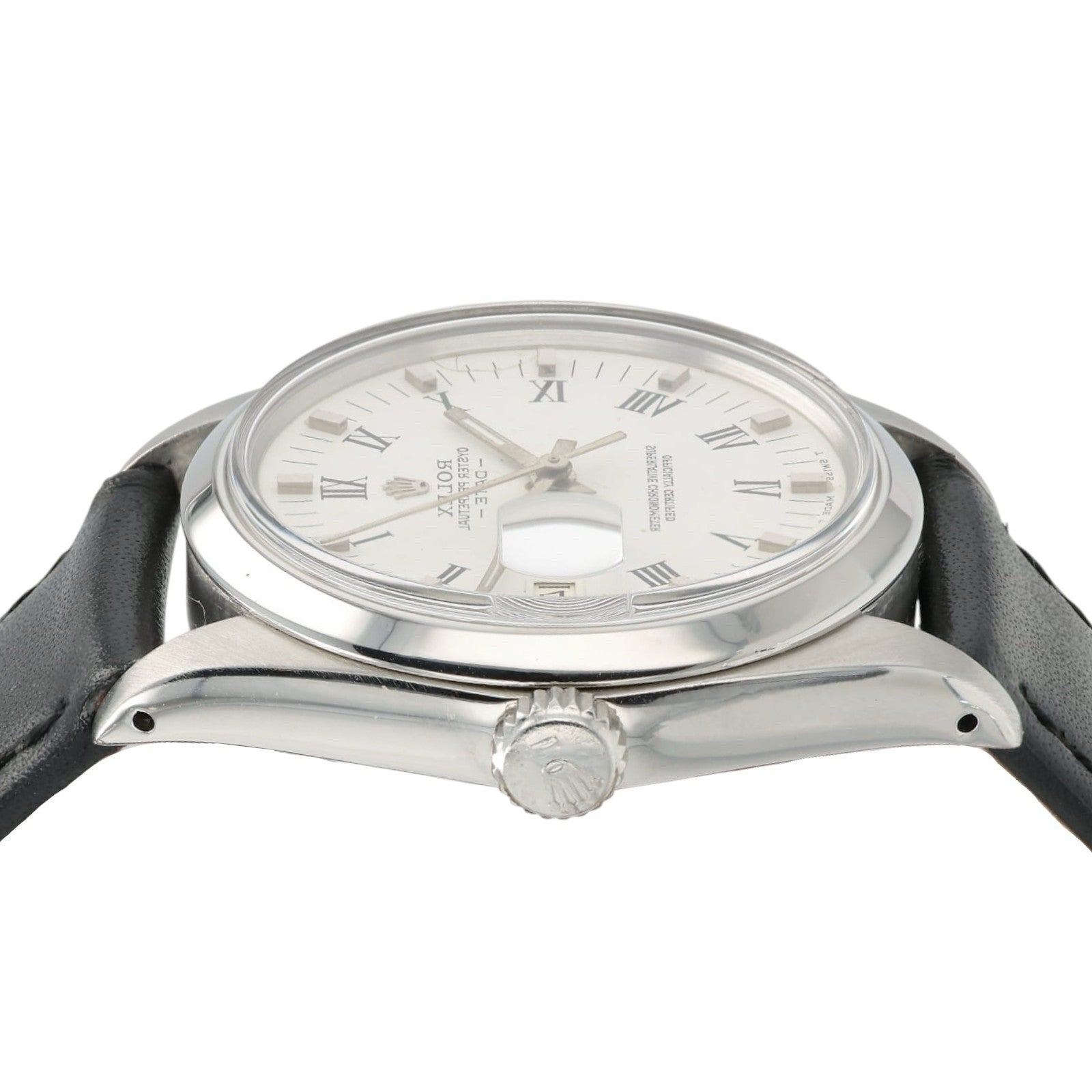 Rolex Date White Dial Stainless Steel 34mm Automatic Movement Mens Watch 1501