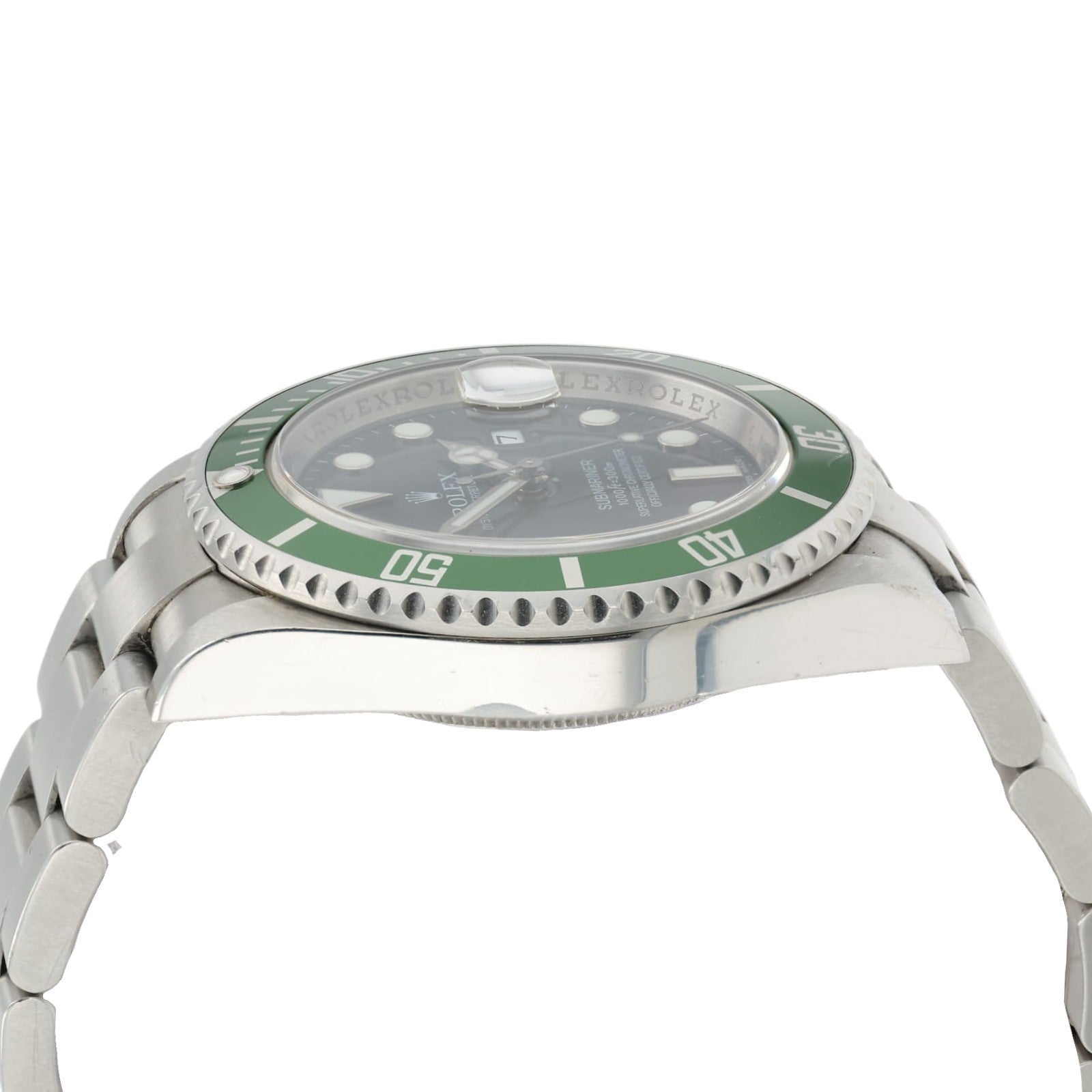 Rolex Submariner “Kermit” Black Dial Stainless Steel 40mm Automatic Mens 16610LV