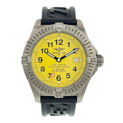 Breitling Avenger Seawolf Titanium Yellow Dial 44mm Automatic Men's Watch E17370