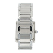 Cartier Tank Francaise Stainless Steel Silver Dial 28x32mm Automatic Womens 2302