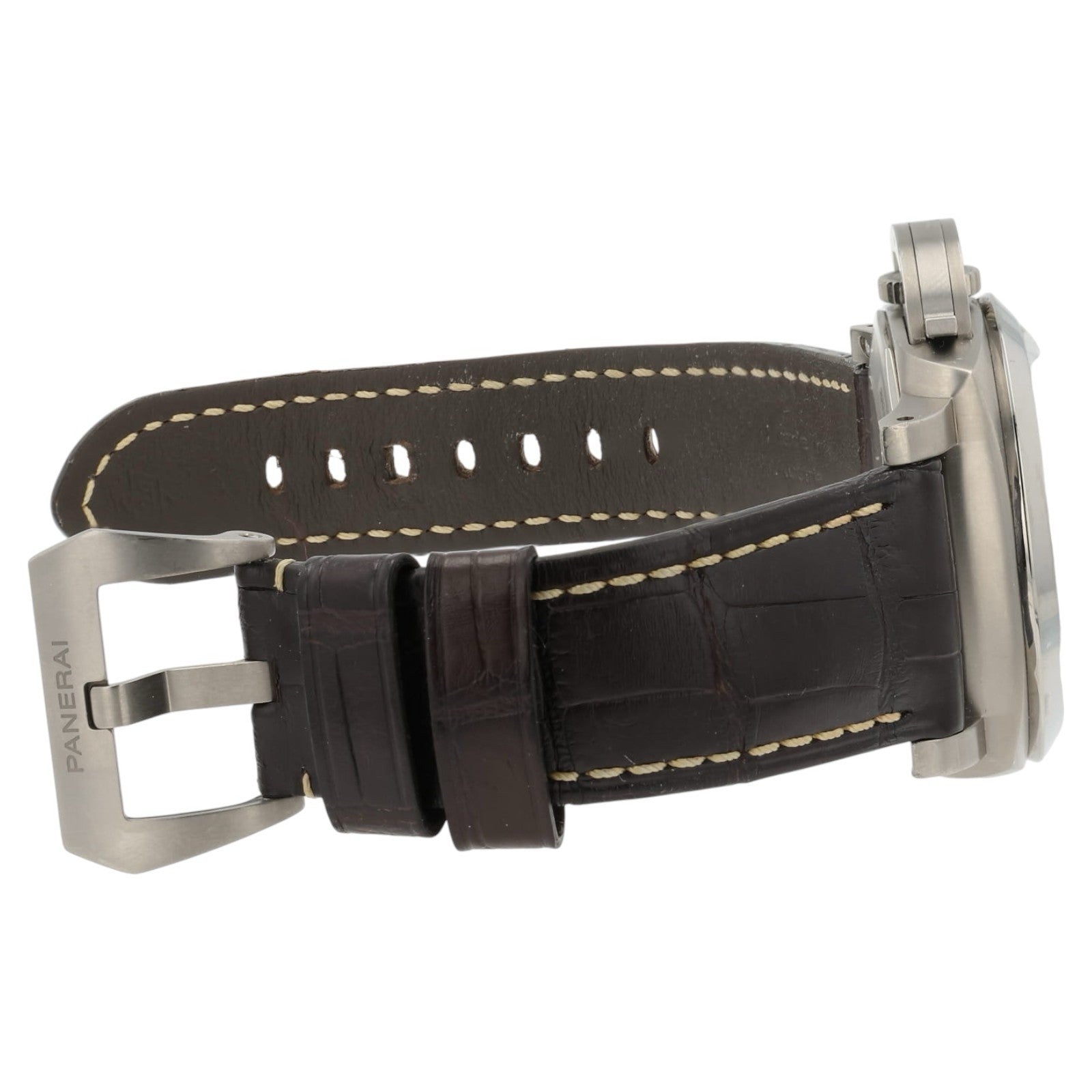 Panerai Luminor GMT Brown Dial Titanium 47mm Manual Wind Men’s Watch PAM00656