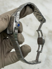 2022 Cartier Santos Large Steel Silver Dial 39mm Automatic Men's Watch WSSA0018