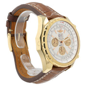 Breitling Bentley Silver Color Dial 18k Rose Gold 48mm Automatic Mens H44363