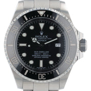 Rolex Sea-Dweller Stainless Steel Black Dial 44mm Automatic Mens Watch 116660