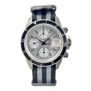 TUDOR Tiger Prince Date Stainless Steel Chronograph Silver Dial Automatic 79270P