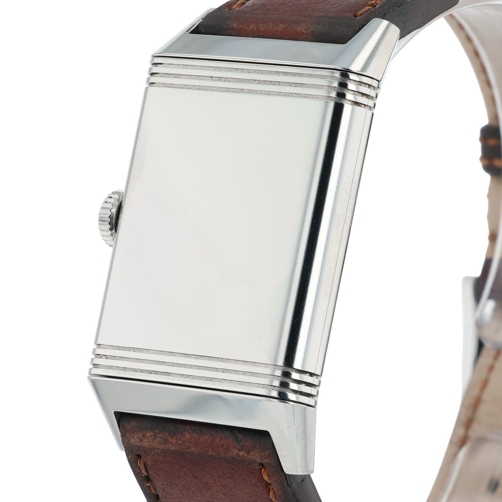 Jaeger-LeCoultre Reverso Steel Silver Dial 45x27mm Manual Wind Mens Q3858520