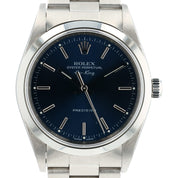 Rolex Air King Stainless Steel Blue Dial 34mm Automatic Men’s Watch 14000M