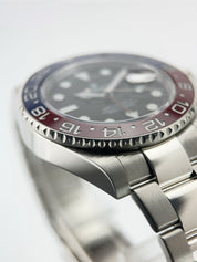 Rolex GMT Pepsi 18k White Gold Black Dial 40mm Automatic Men's Watch 116719BLRO