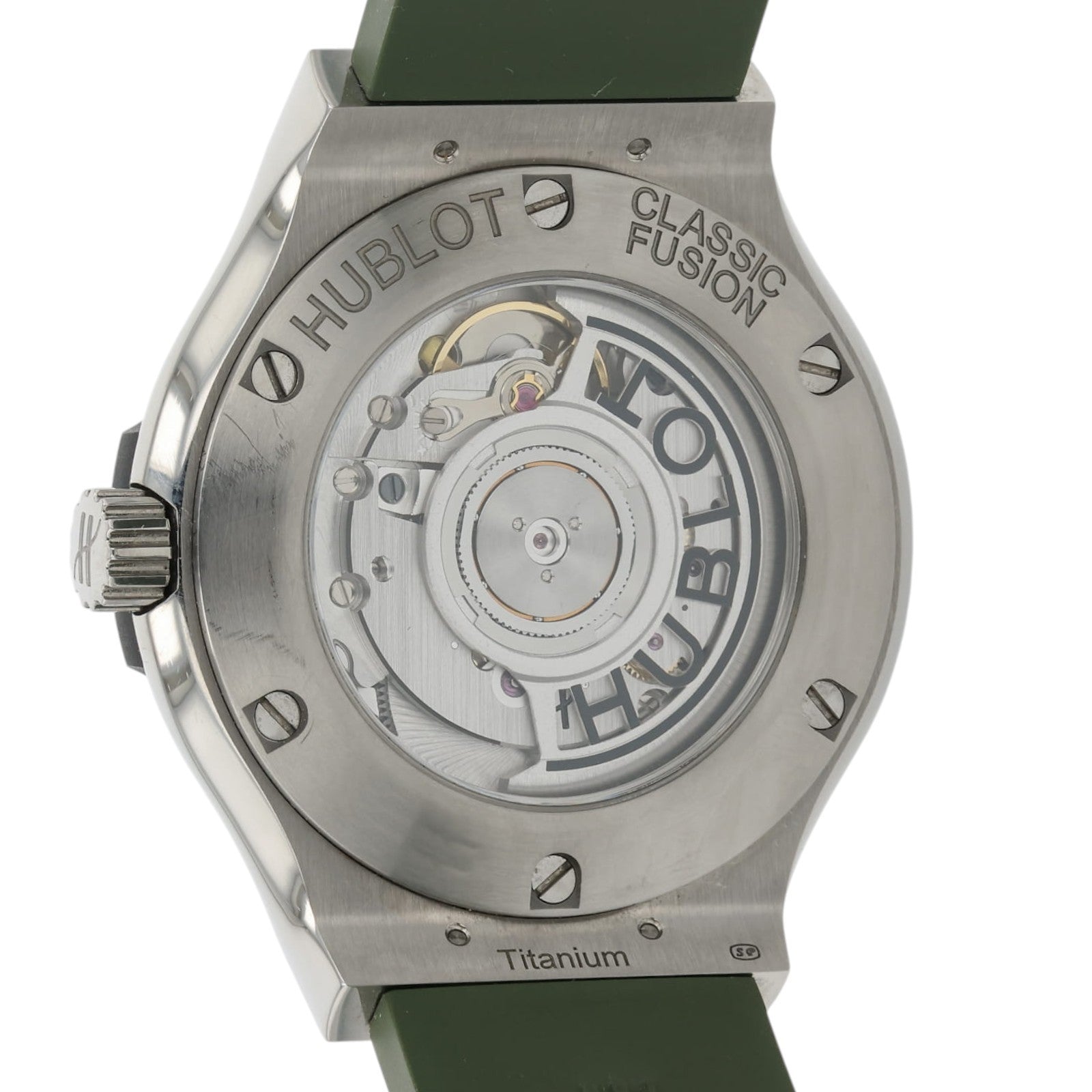 Hublot Classic Fusion Green Dial Titanium 38mm Auto Men's Watch - 565.NX.8970.LR