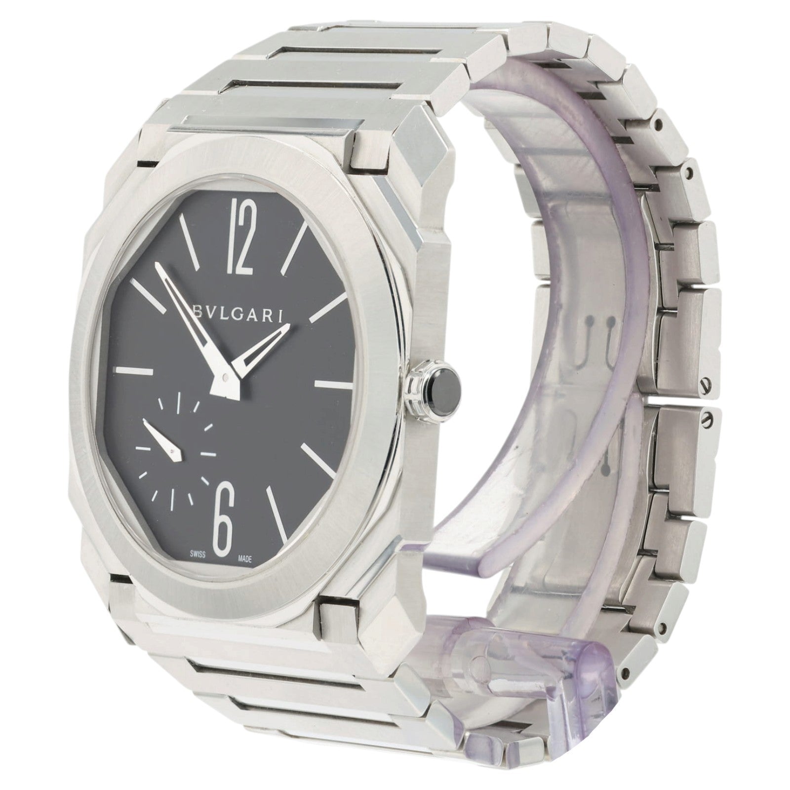 Bulgari Octo-Finissimo Black Dial Stainless Steel 40mm Automatic Mens BGO40SXT