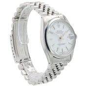 Rolex Datejust Stainless Steel White Dial 36mm Automatic Movement Mens 16030