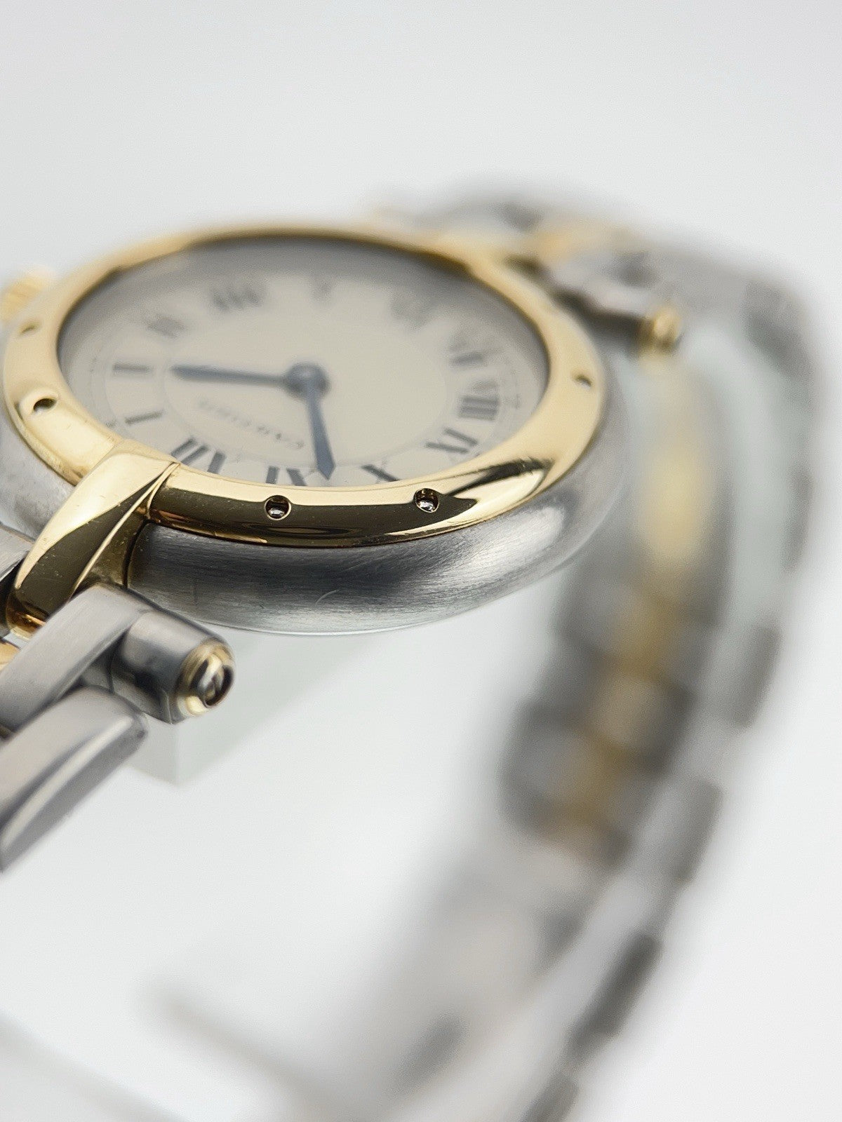 Cartier Panthere Vendome Gold & Steel Silver Dial 23.5mm Quartz Womens 1057920