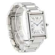 Cartier Must De Cartier Silver Dial Stainless Steel 26mm Quartz Unisex WSTA0052
