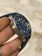Omega Seamaster Wave 300m Blue Ceramic Men's Watch 210.32.32.42.20.03.001