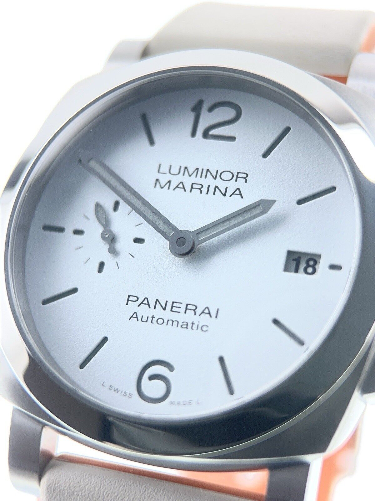 Panerai Luminor Marina Steel White Dial 40mm Automatic Men’s Watch PAM01271