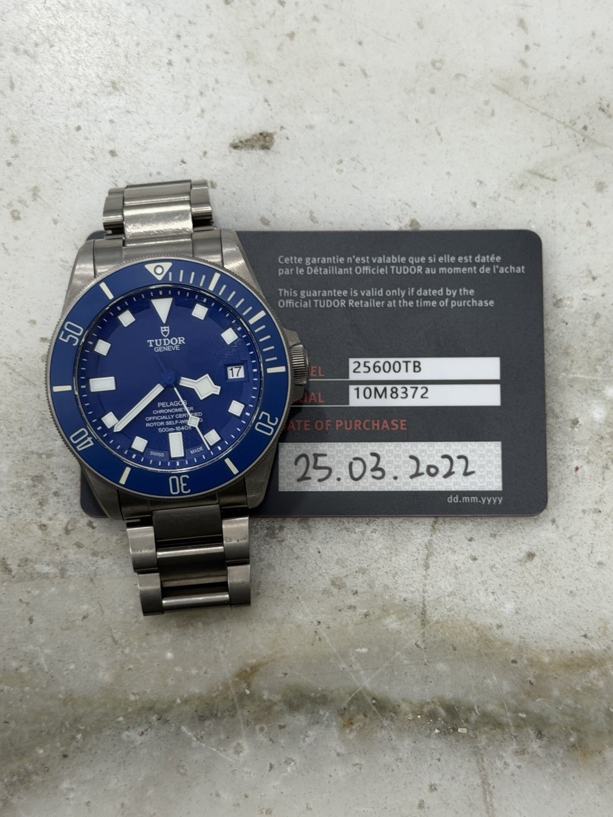 2022 Tudor Pelagos Date Black Dial Titanium Men's Watch 25600TB - W/ Papers