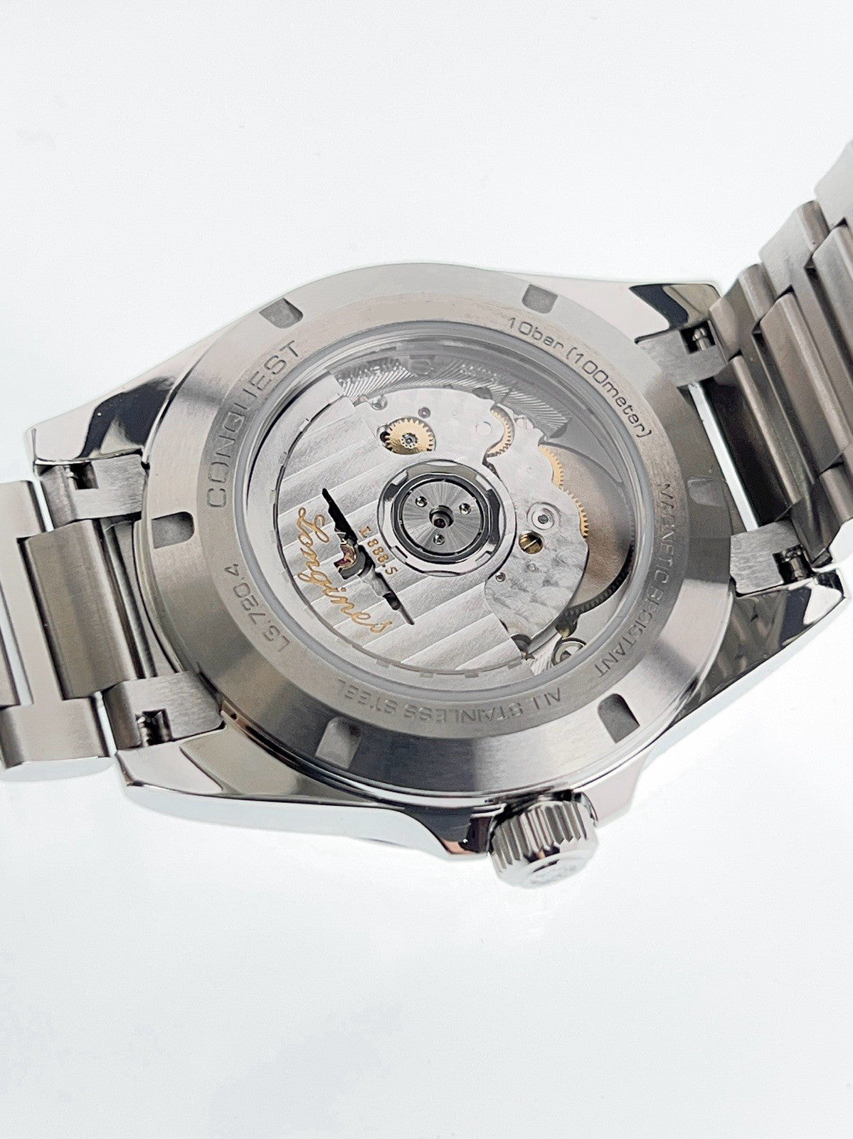 Longines Stainless Steel Silver Dial 38mm Automatic Mens Watch L37204726