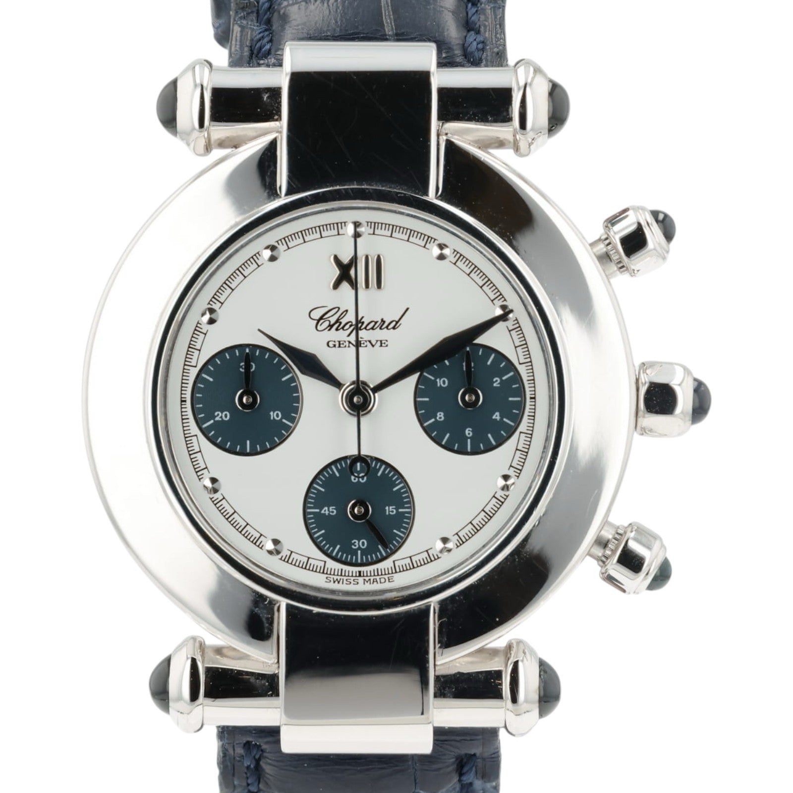 Chopard Imperiale White Dial 18k White Gold 32mm Quartz Ladies Watch 383157