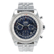 Breitling Bentley Motors Stainless Steel Blue Dial 48mm Automatic Mens A25362