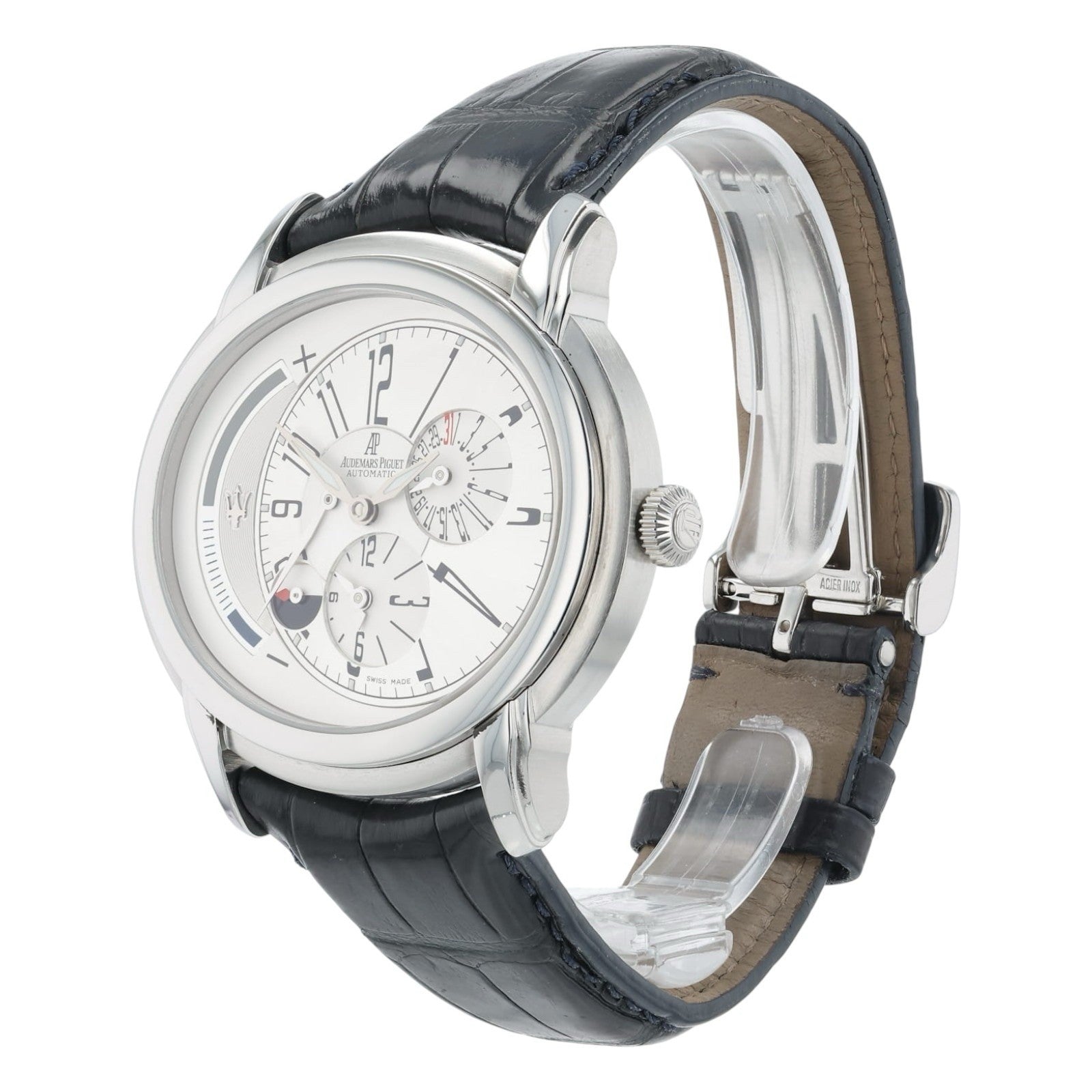 Audemars Piguet Maserati Silver Dial Steel 45mm Automatic Men’s Watch 26150ST