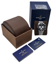 Breitling Chronomat Stainless Steel Black Dial 44mm Automatic Men’s Watch AB0136