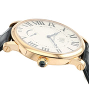 Cartier Rotonde de Cartier 18k Rose Gold Silver Dial 40mm Men's Watch W1556252