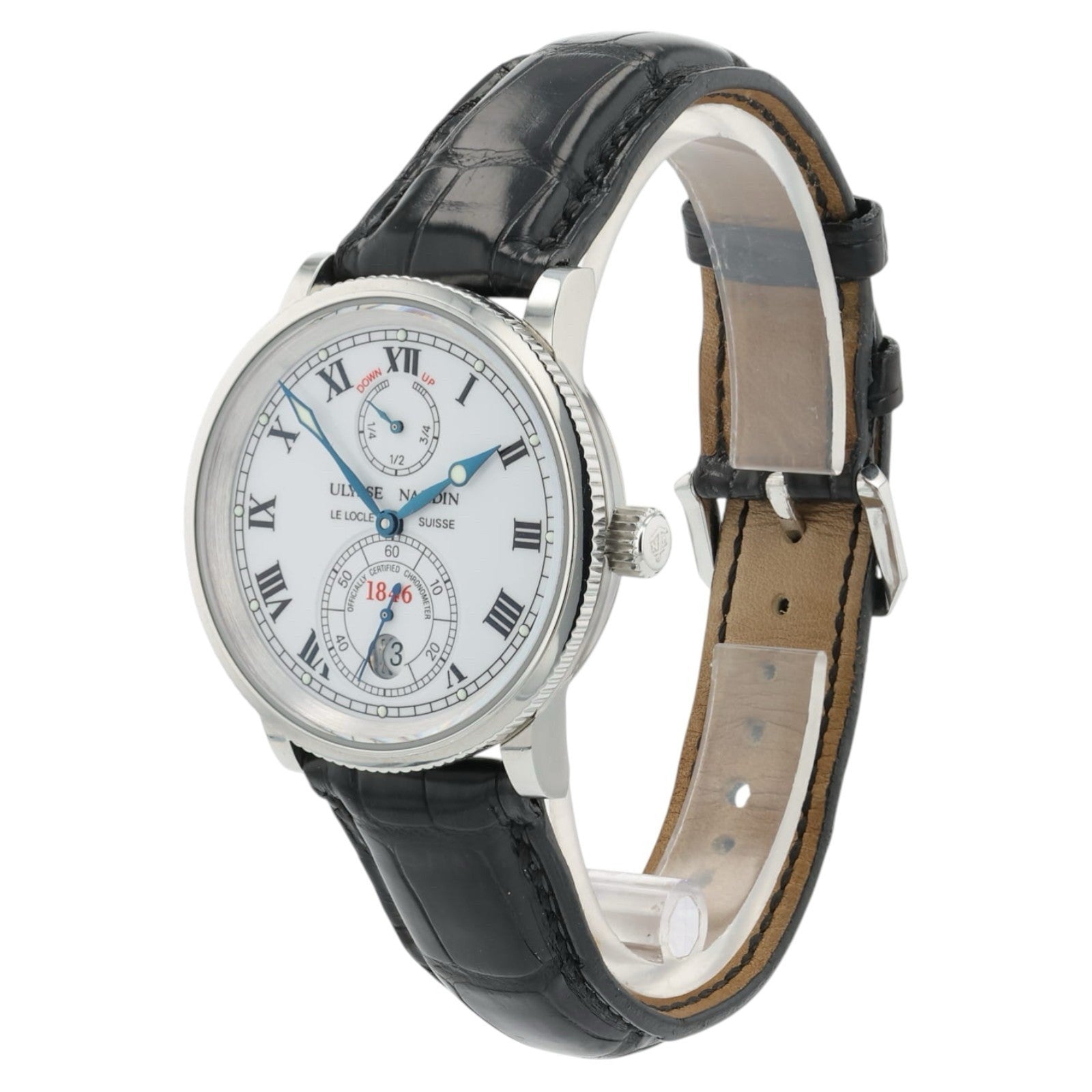 Ulysse Nardin Marine Silver Dial Stainless Steel 38mm Automatic Men’s 263-22