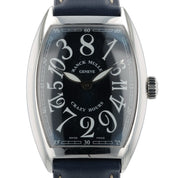 Franck Muller Crazy Hours Blue Dial Steel 43x33mm Automatic Mens 7880 CH II NR