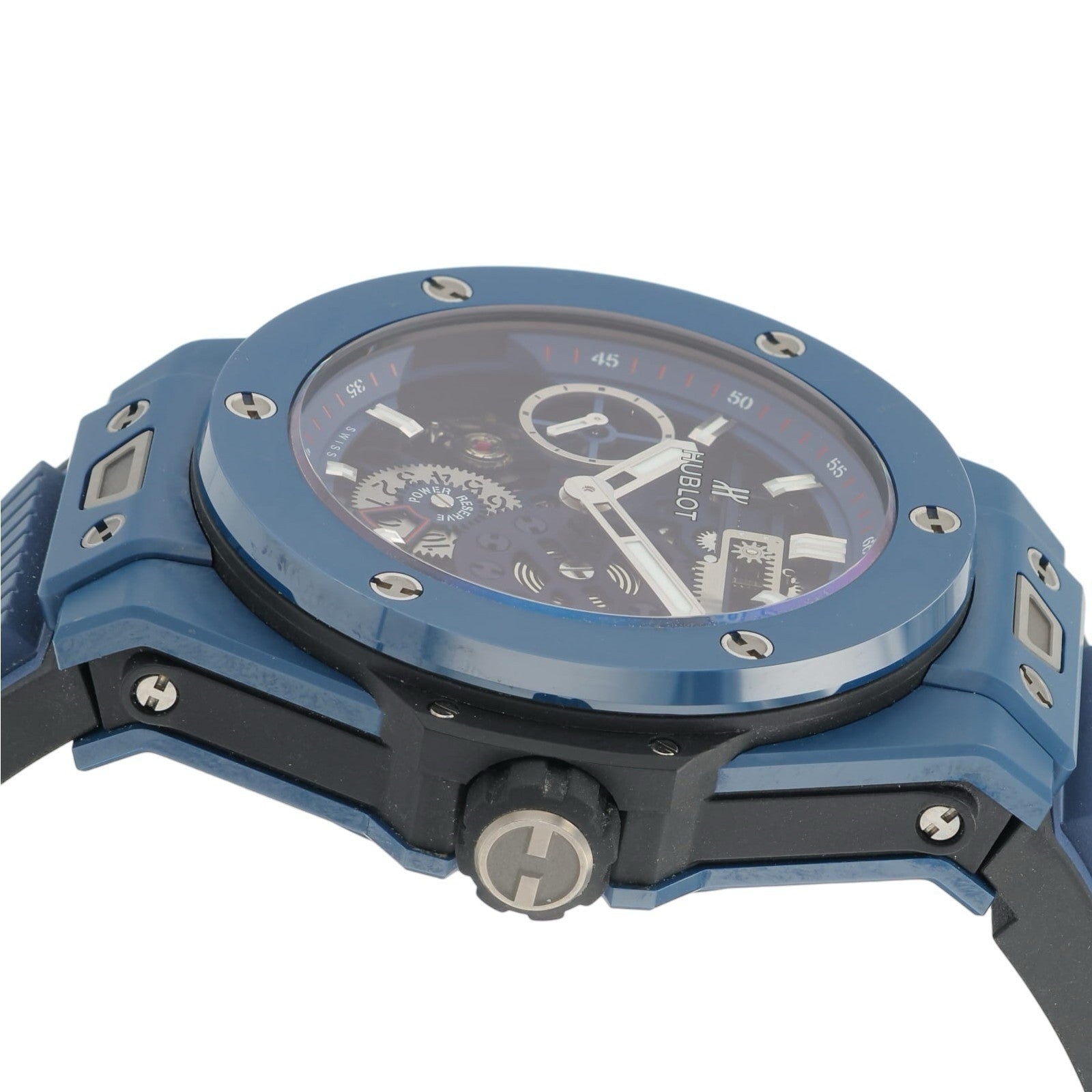 Hublot Big Bang Meca Ceramic Skeleton Dial 45mm Manual Wind Mens 414.EZ.5123.RX