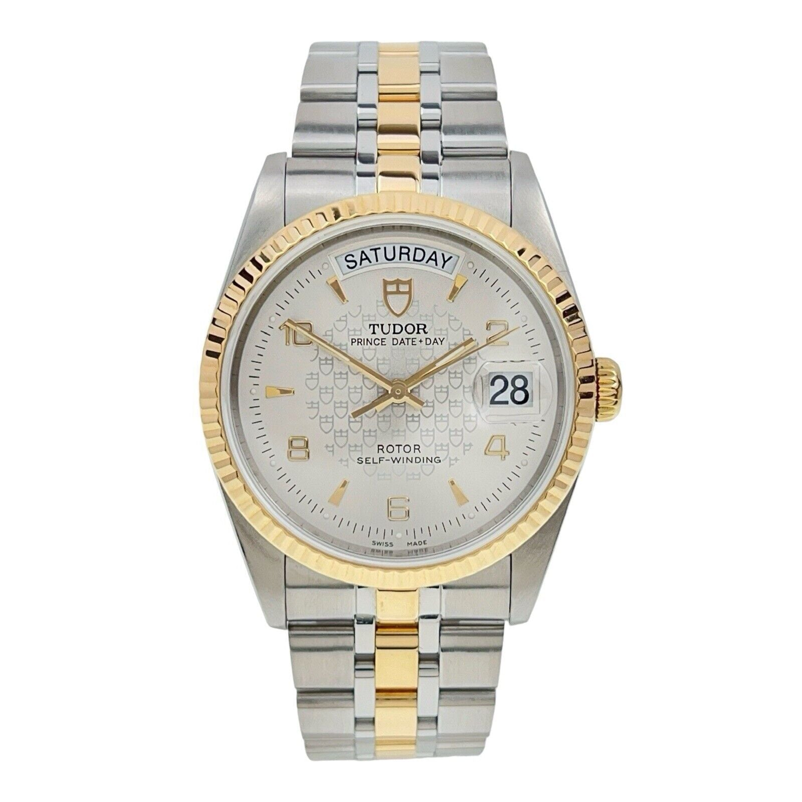 Tudor Prince Date Day Two Tone 36mm Silver Dial Automatic Men’s Watch 76213