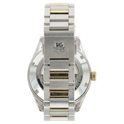 Tag Heuer Two-Tone Carrera Calibre 5 Silver Dial Steel & Gold 39mm Watch WAR215B
