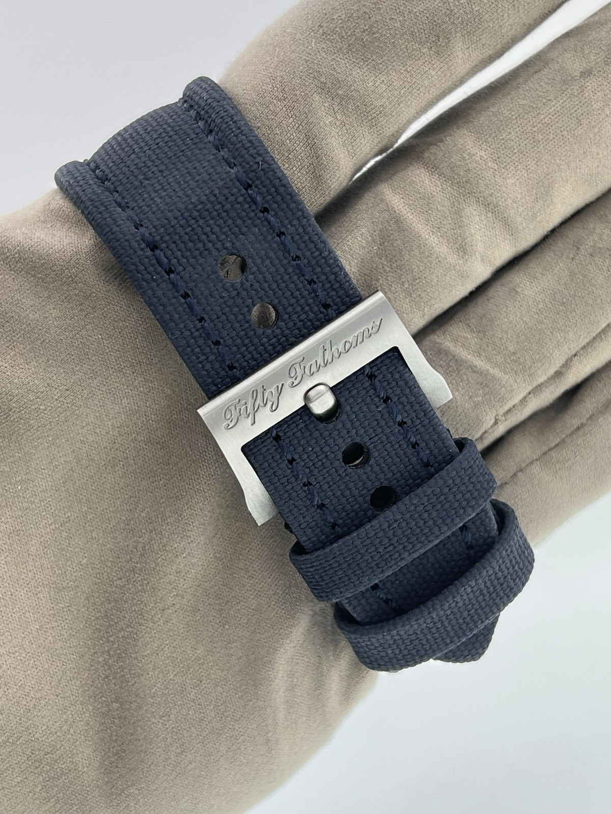Blancpain Fifty Fathoms Titanium Blue Dial 45mm Automatic Men’s Watch 5015
