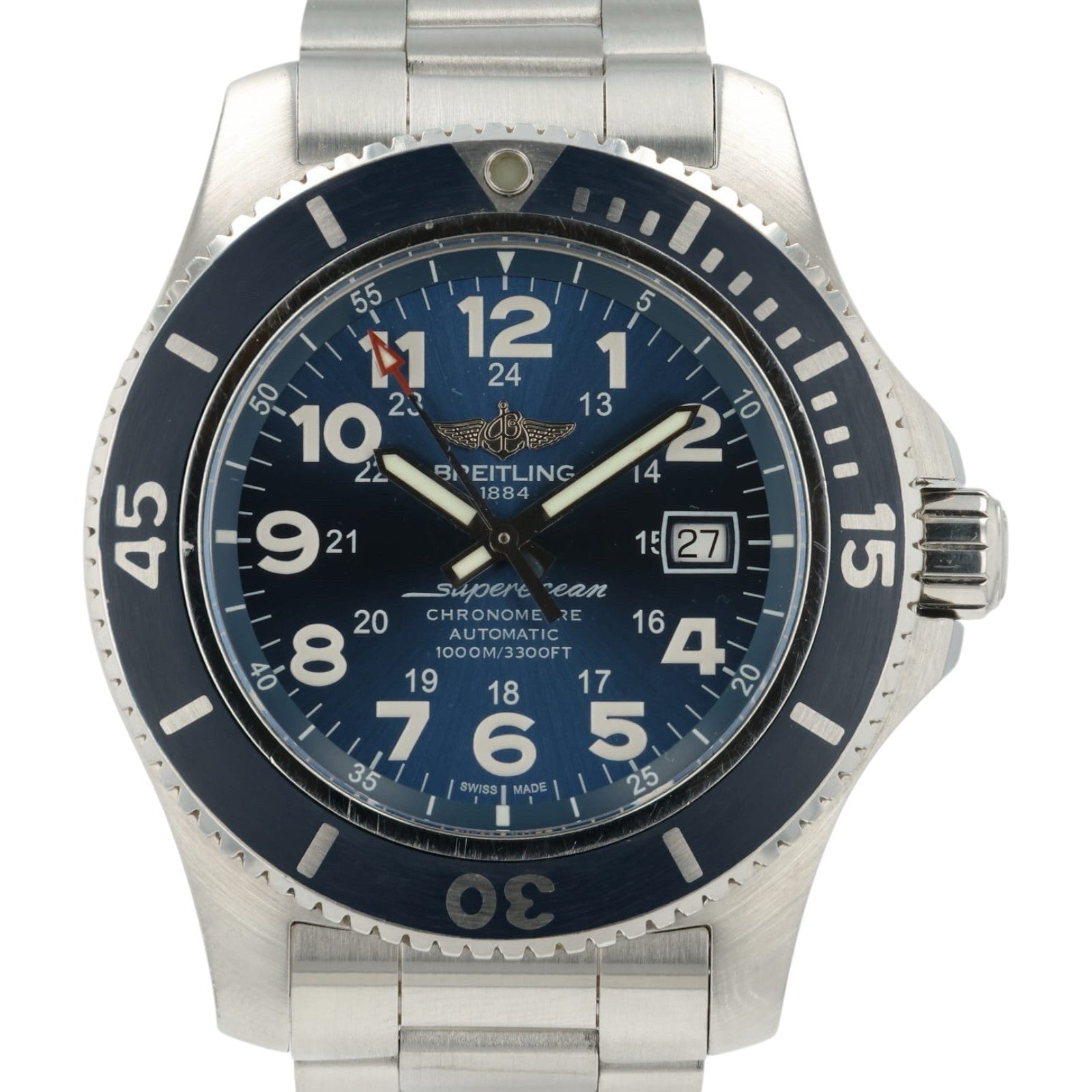Breitling Superocean II Blue Dial Stainless Steel 44mn Automatic Men’s A17392
