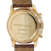 Breitling Navitimer Silver Dial 18k Rose Gold 38mm Automatic Men’s Watch R41380